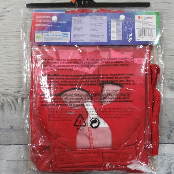 PJ Masks Owlette Red Halloween Costume With Detachable Cape Toddler Girls 3T/4T - Picture 6 of 13